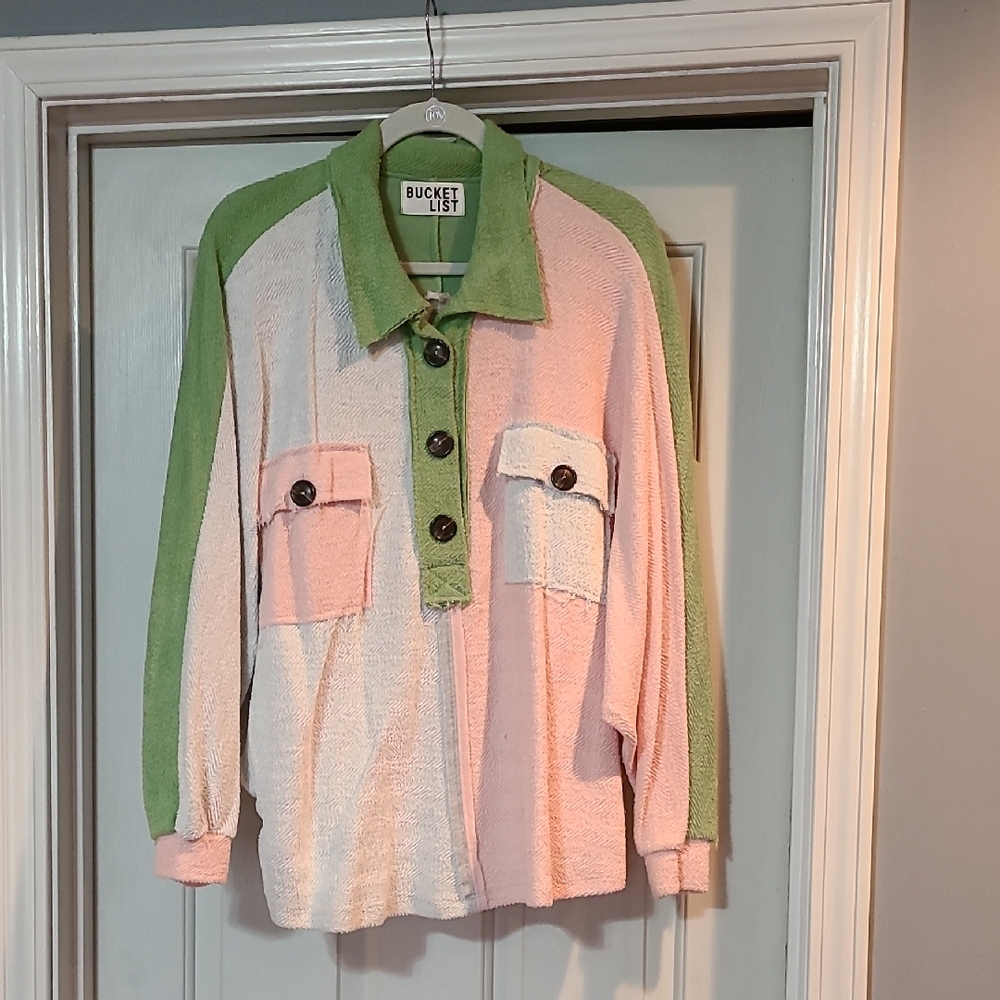 Bucket List Colorblock Top